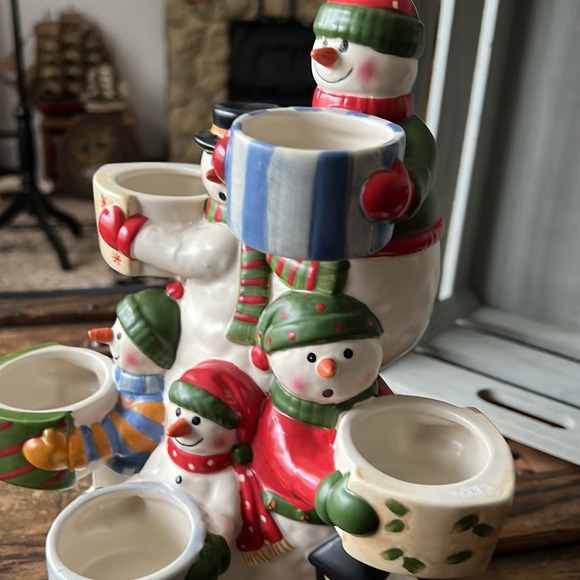 Yankee Candle Snowmen Candelabra - Picture 7 of 7